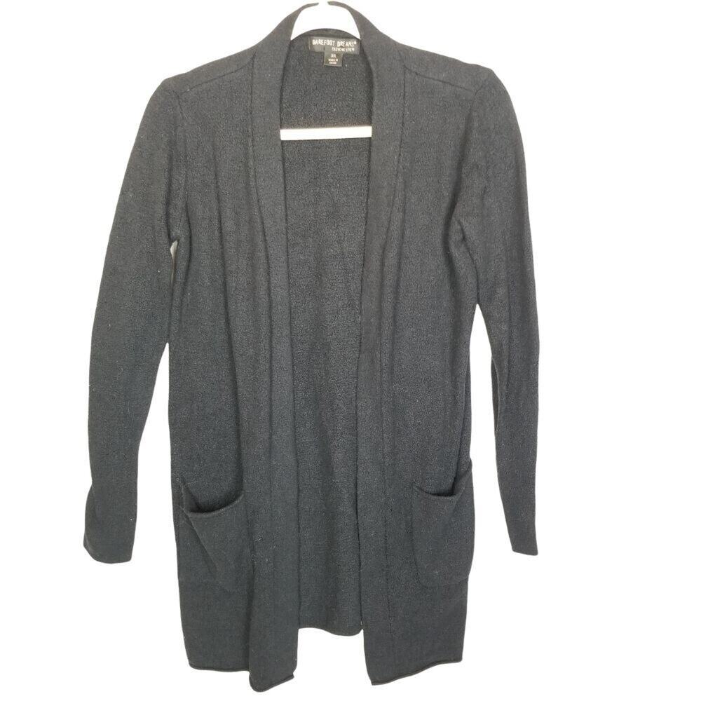 Barefoot Dreams Cozychic Lite Cardigan Sweater Size XS Travel Open Front Comfy